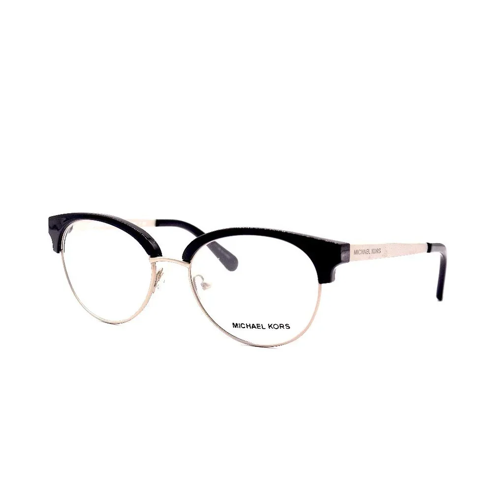 MICHAEL KORS EYEGLASSES FRAME MK3013 ANOUK 1142 BLACK/SILVER